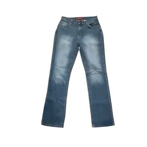 013-001 Nautica‎ Womens Size 8 Straight Leg Denim Blue Jeans Flaw Please Read
